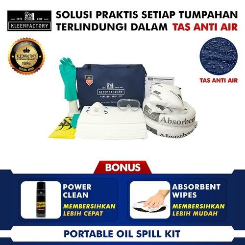 [EZM.1341957] Penyerap Tumpahan Minyak 50 Liter Kemasan Tas Oil Spill Kit Oli Tas