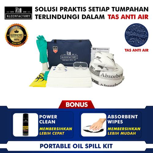 [EZM.1341965] KLEENFACTORY Oil Spill Kit 45 Liter With Bag Oil Spill Kit Tas 45 Liter