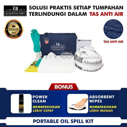 [EZM.1341967] Penyerap Tumpahan Minyak 40 Liter Kemasan Tas Oil Spill Kit Oli Tas