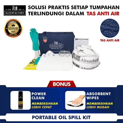 [EZM.1341968] Portable Oil Spill Kit 40 Liter Kemasan Tas Anti Air Bag Oil Spill Kit