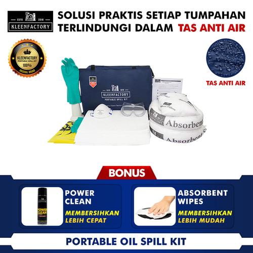 [EZM.1341970] KLEENFACTORY Oil Spill Kit 40 Liter With Bag Oil Spill Kit Tas 40 Liter
