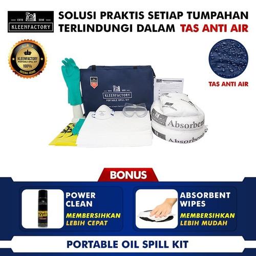 [EZM.1341972] Penyerap Tumpahan Minyak 35 Liter Kemasan Tas Oil Spill Kit Oli Tas