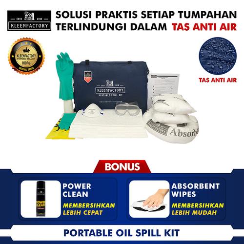 [EZM.1341980] KLEENFACTORY Oil Spill Kit 30 Liter With Bag Oil Spill Kit Tas 30 Liter