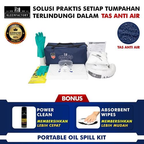 [EZM.1341983] Portable Oil Spill Kit 25 Liter Kemasan Tas Anti Air Bag Oil Spill Kit