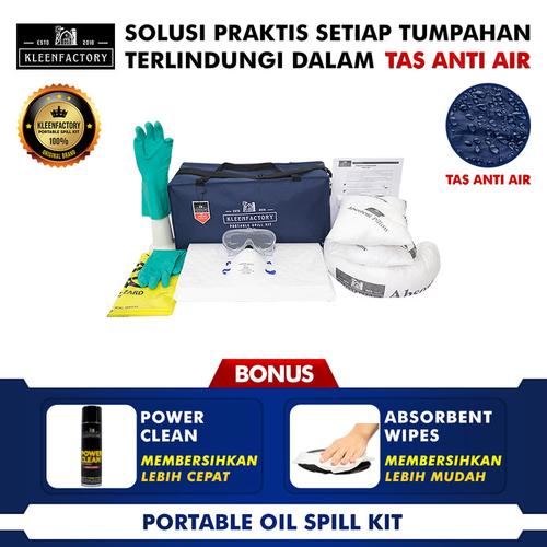 [EZM.1341985] KLEENFACTORY Oil Spill Kit 25 Liter With Bag Oil Spill Kit Tas 25 Liter