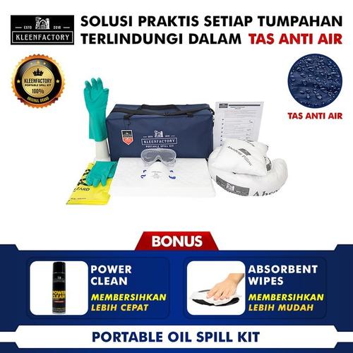 [EZM.1341988] Portable Oil Spill Kit 20 Liter Kemasan Tas Anti Air Bag Oil Spill Kit