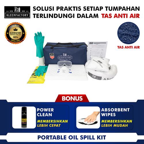 [EZM.1341990] KLEENFACTORY Oil Spill Kit 20 Liter With Bag Oil Spill Kit Tas 20 Liter