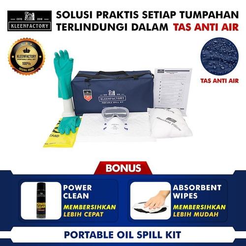 [EZM.1341997] Penyerap Tumpahan Minyak 10 Liter Kemasan Tas Oil Spill Kit Oli Tas