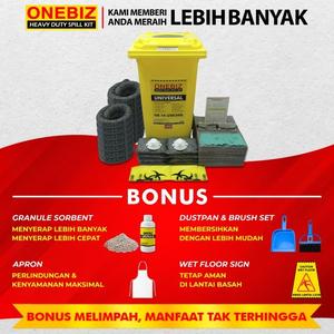 [EZM.1342010] Penyerap Cairan Universal 63 Gallon Maintenance Spill Kit 240 Liter