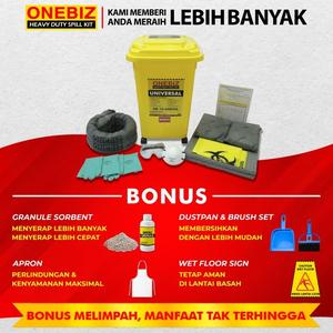 [EZM.1342020] Penyerap Cairan Universal 12 Gallon Maintenance Spill Kit 45 Liter