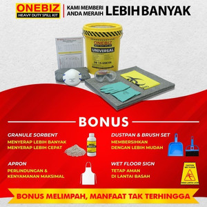 [EZM.1342039] Spill Kit Industri Penyerap Tumpahan Universal 10 Liter 3 Gallon