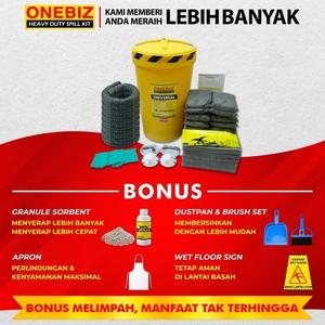 [EZM.1342043] Spill Kit Industri Penyerap Cairan Universal 200 Liter 53 Gallon