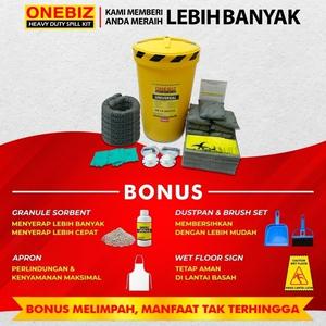 [EZM.1342047] Penyerap Tumpahan Universal 40 Galon Maintenance Spill Kit 150 Liter