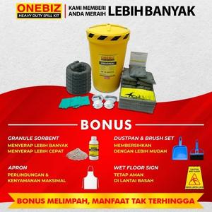 [EZM.1342048] Spill Kit Industri Penyerap Cairan Universal 150 Liter 40 Gallon