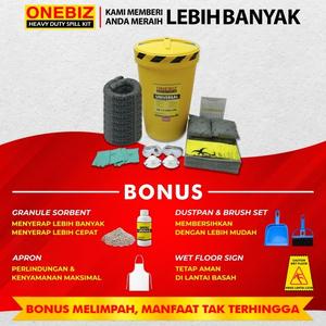[EZM.1342055] Penyerap Cairan Universal 32 Gallon Maintenance Spill Kit 120 Liter