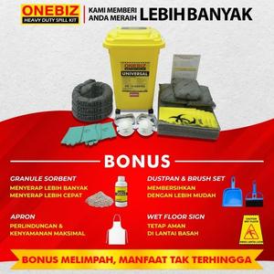 [EZM.1342065] Penyerap Cairan Universal 24 Gallon Maintenance Spill Kit 90 Liter