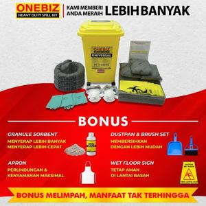 [EZM.1342066] Maintenance Spill Kit 90 Liter Penyerap Cairan Universal 24 Gallon