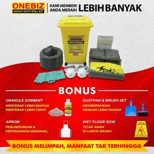 [EZM.1342068] Spill Kit Industri Penyerap Cairan Universal 80 Liter 21 Gallon