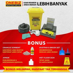 [EZM.1342079] Spill Kit Industri Penyerap Tumpahan Universal 60 Liter 16 Gallon