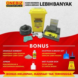 [EZM.1342080] Penyerap Cairan Universal 16 Gallon Maintenance Spill Kit 60 Liter