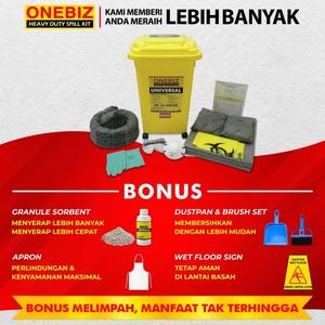 [EZM.1342085] Penyerap Cairan Universal 13 Gallon Maintenance Spill Kit 50 Liter