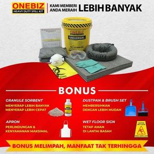 [EZM.1342087] Penyerap Tumpahan Universal 11 Galon Maintenance Spill Kit 40 Liter