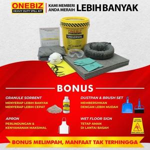 [EZM.1342088] Spill Kit Industri Penyerap Cairan Universal 40 Liter 11 Gallon