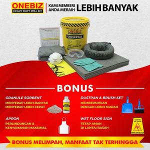 [EZM.1342090] Penyerap Cairan Universal 11 Gallon Maintenance Spill Kit 40 Liter