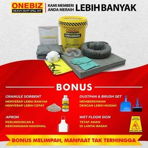 [EZM.1342093] Spill Kit Industri Penyerap Cairan Universal 35 Liter 9 Gallon