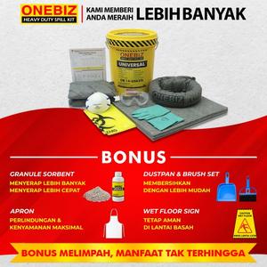 [EZM.1342101] Maintenance Spill Kit 25 Liter Penyerap Cairan Universal 7 Gallon