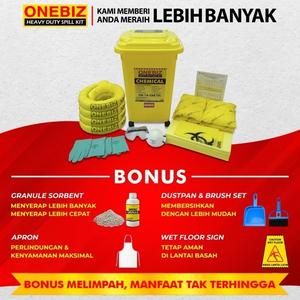 [EZM.1342108] Spill Kit Industri Penyerap Cairan Kimia 75 Liter 20 Gallon