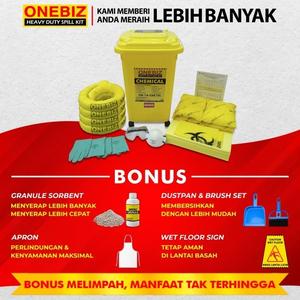 [EZM.1342109] Spill Kit Industri Penyerap Tumpahan Kimia 75 Liter 20 Gallon