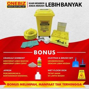 [EZM.1342112] Penyerap Tumpahan Kimia 12 Galon Chemical Spill Kit 45 Liter