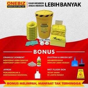 [EZM.1342138] Penyerap Cairan Kimia 53 Gallon Chemical Spill Kit 200 Liter