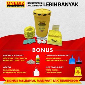 [EZM.1342152] Spill Kit Industri Penyerap Tumpahan Kimia 100 Liter 27 Gallon