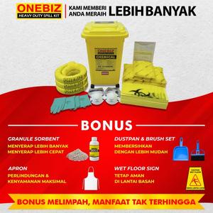 [EZM.1342157] Spill Kit Industri Penyerap Tumpahan Kimia 90 Liter 24 Gallon