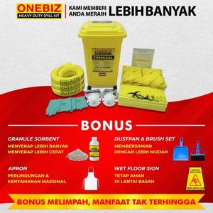 [EZM.1342162] Spill Kit Industri Penyerap Tumpahan Kimia 80 Liter 21 Gallon