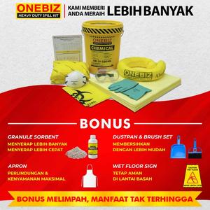 [EZM.1342183] Penyerap Cairan Kimia 11 Gallon Chemical Spill Kit 40 Liter