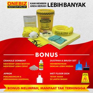 [EZM.1342184] Chemical Spill Kit 40 Liter Penyerap Cairan Kimia 11 Gallon