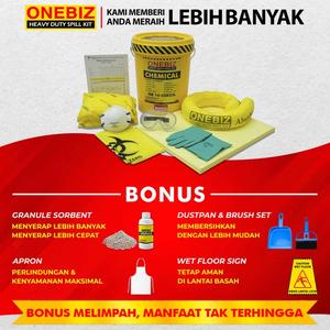 [EZM.1342193] Penyerap Cairan Kimia 7 Gallon Chemical Spill Kit 25 Liter