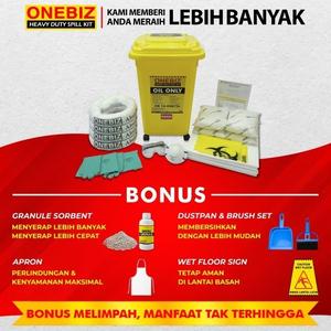 [EZM.1342205] Spill Kit Industri Penyerap Cairan Minyak 75 Liter 20 Gallon