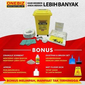 [EZM.1342209] Penyerap Tumpahan Minyak Oli Bensin 12 Galon Oil Spill Kit 45 Liter