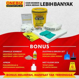 [EZM.1342218] Oil Spill Kit 30 Liter Penyerap Cairan Minyak 8 Gallon