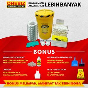 [EZM.1342237] Penyerap Cairan Minyak 53 Gallon Oil Spill Kit 200 Liter