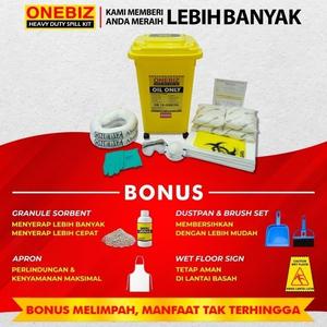 [EZM.1342254] Penyerap Tumpahan Minyak Oli Bensin 18 Galon Oil Spill Kit 70 Liter