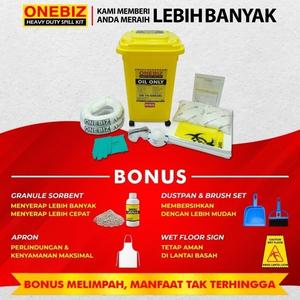 [EZM.1342262] Penyerap Tumpahan Minyak Oli Bensin 13 Galon Oil Spill Kit 50 Liter