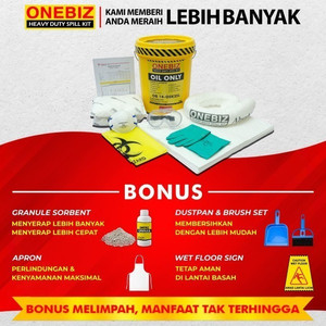 [EZM.1342274] Penyerap Tumpahan Minyak Oli Bensin 7 Galon Oil Spill Kit 25 Liter