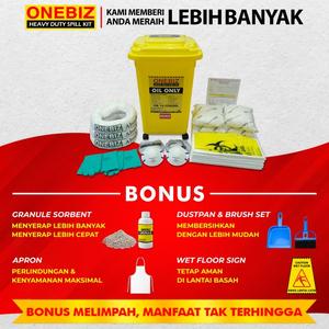 [EZM.1342282] Oil Spill Kit 80 Liter Penyerap Cairan Minyak 21 Gallon