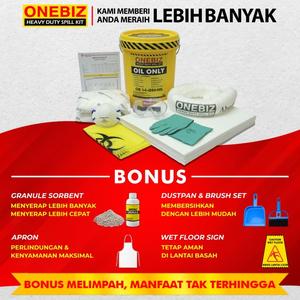 [EZM.1342286] Oil Spill Kit 40 Liter Penyerap Cairan Minyak 11 Gallon