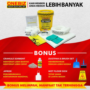 [EZM.1342288] Oil Spill Kit 25 Liter Penyerap Cairan Minyak 7 Gallon